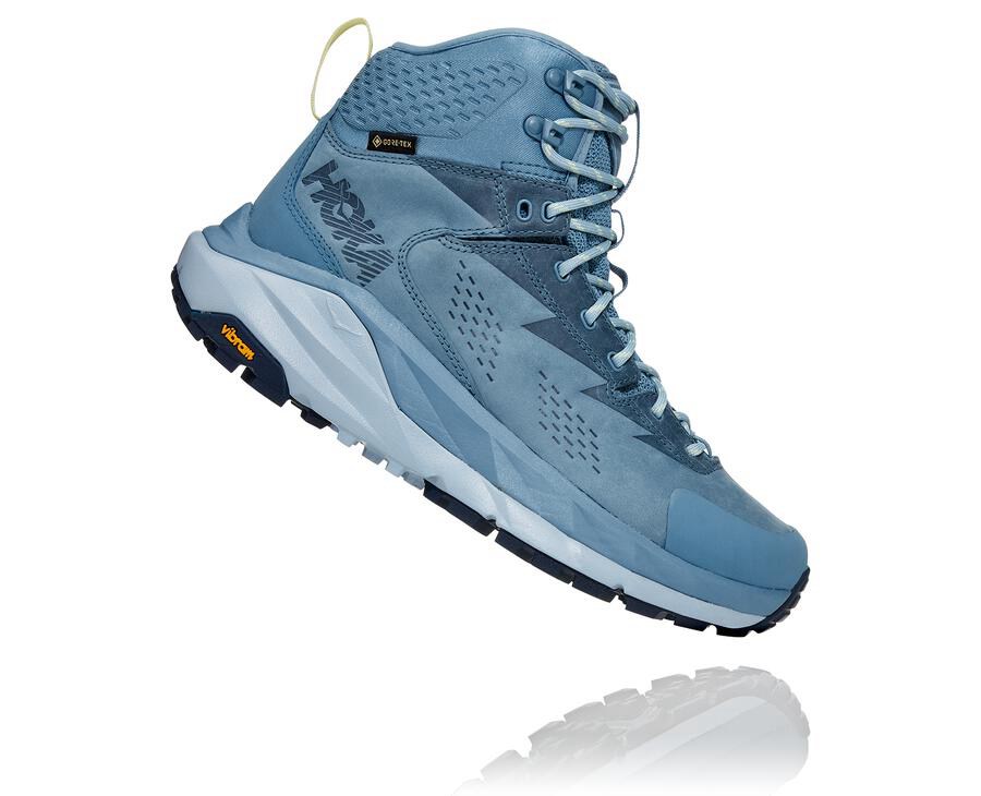 Hoka Australia One One Kaha GORE-TEX - Womens Hiking Boots Blue - XEITV-3607